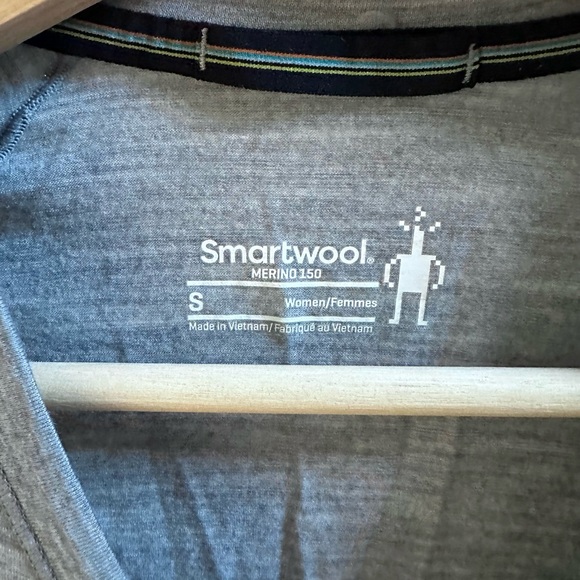 Smartwool Merino 150 Gray Top - Picture 2 of 4